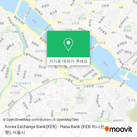Korea Exchange Bank(KEB) - Hana Bank (KEB 하나은행) 지도