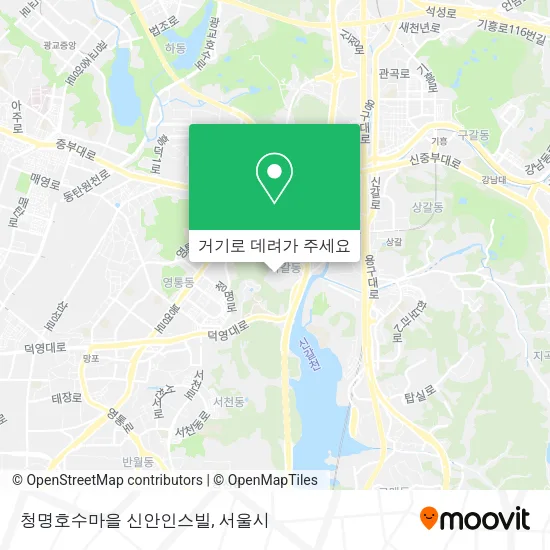 청명호수마을 신안인스빌 지도