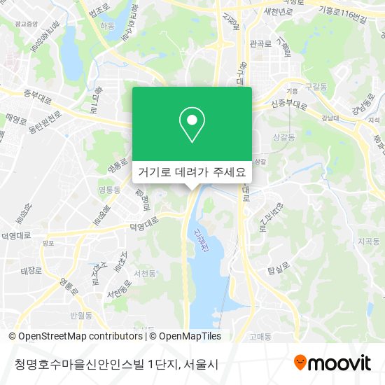 청명호수마을신안인스빌 1단지 지도