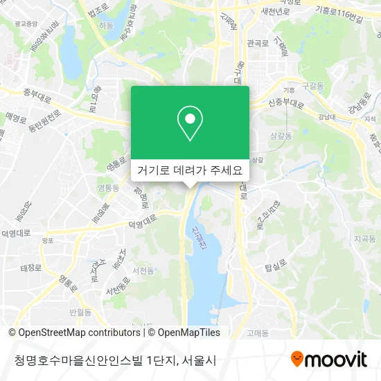 청명호수마을신안인스빌 1단지 지도