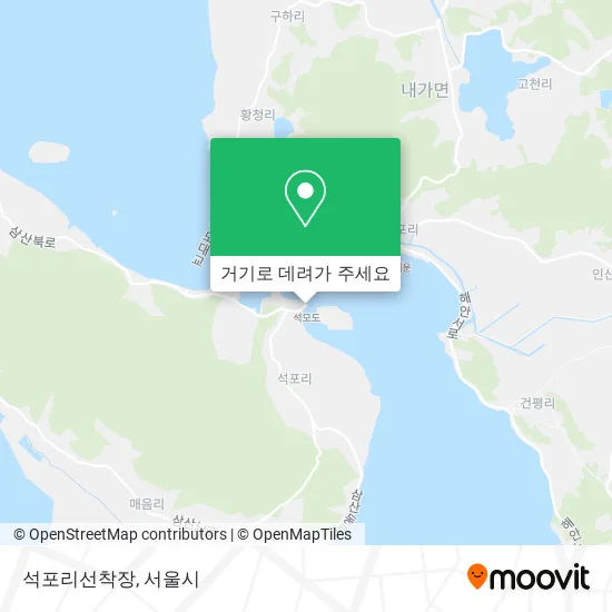 석포리선착장 지도