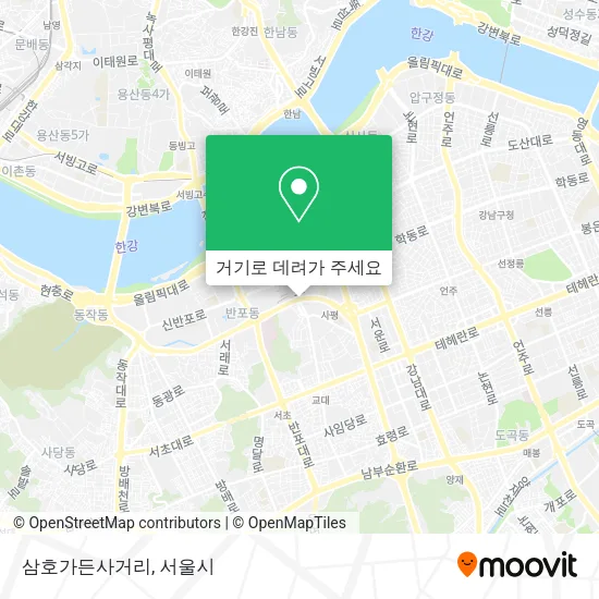 삼호가든사거리 지도