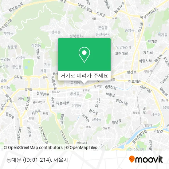 동대문 (ID: 01-214) 지도