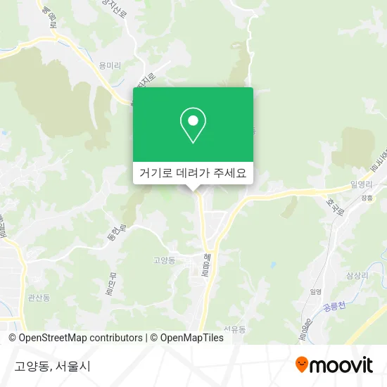 고양동 지도