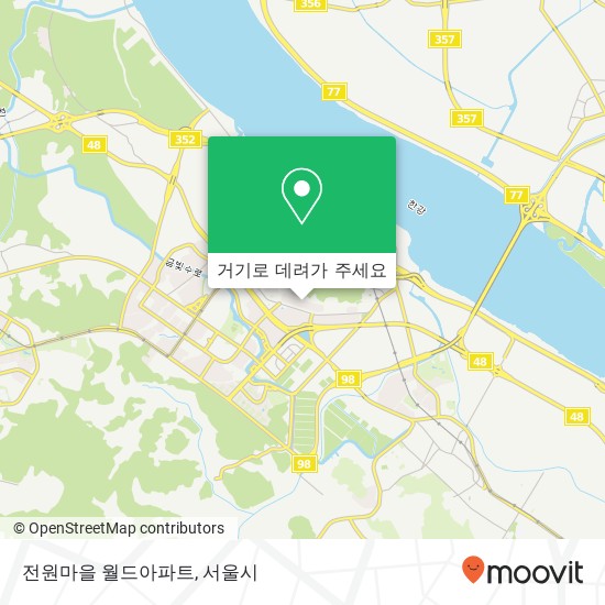 전원마을 월드아파트 지도