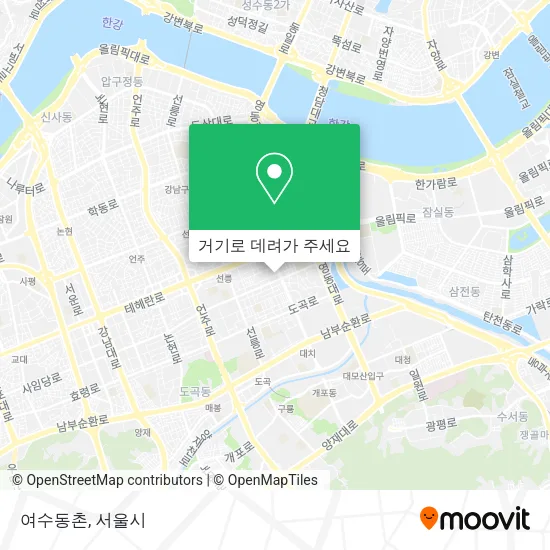 여수동촌 지도