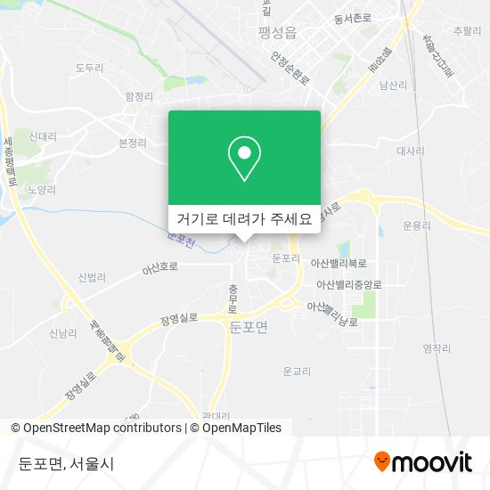 둔포면 지도