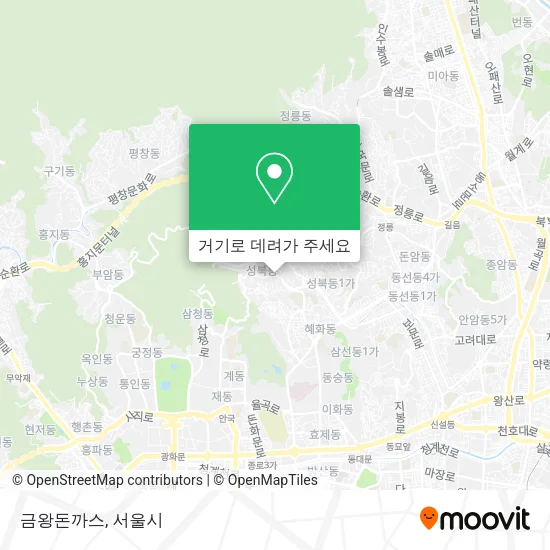 금왕돈까스 지도