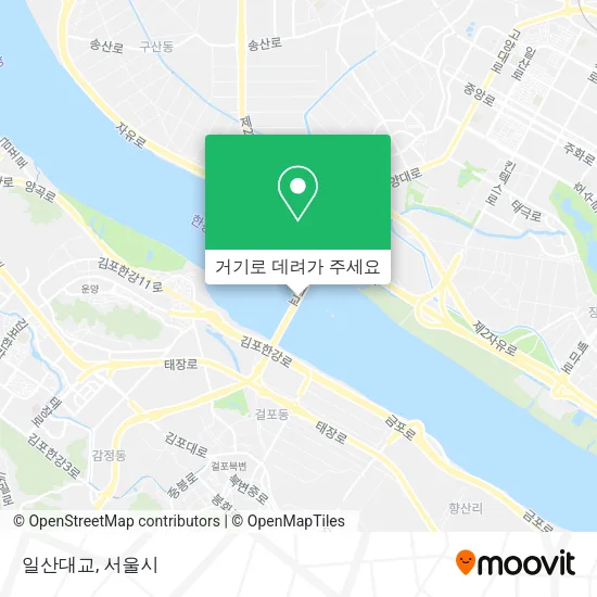 일산대교 지도
