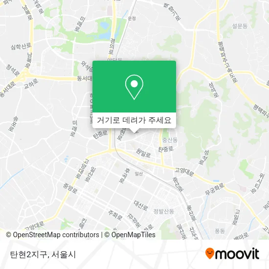 탄현2지구 지도