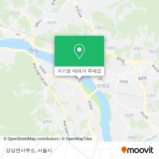 강상면사무소 지도