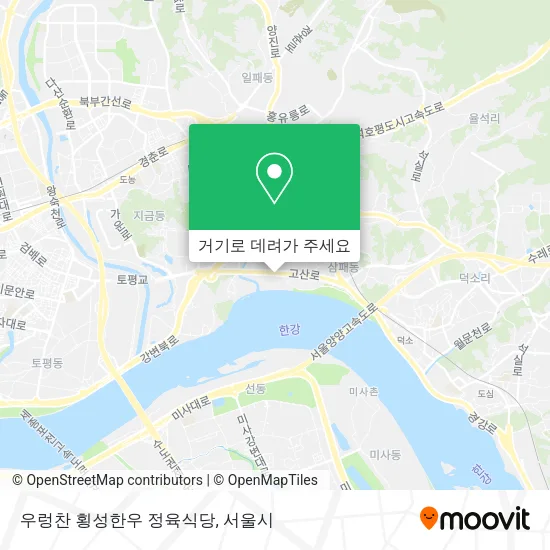 우렁찬 횡성한우 정육식당 지도