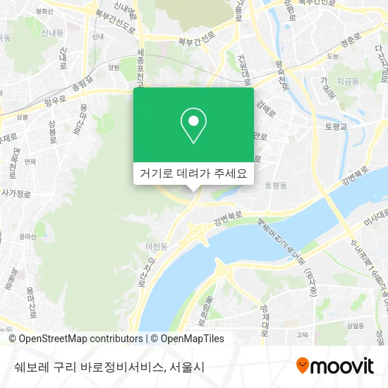 쉐보레 구리 바로정비서비스 지도