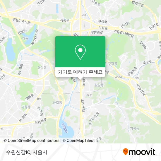 수원신갈IC 지도