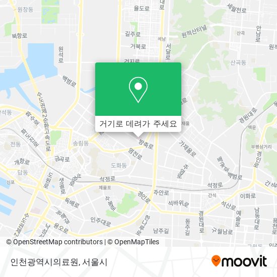 인천광역시의료원 지도