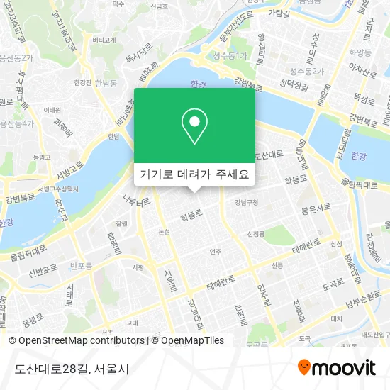 도산대로28길 지도
