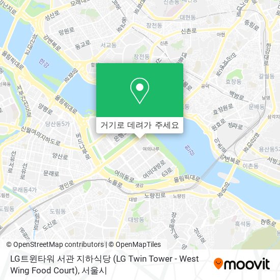 LG트윈타워 서관 지하식당 (LG Twin Tower - West Wing Food Court) 지도