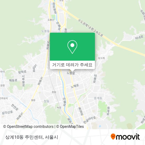 상계10동 주민센터 지도