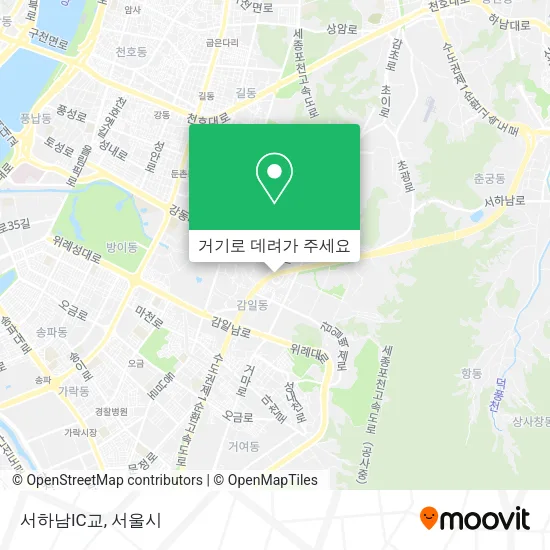 서하남IC교 지도