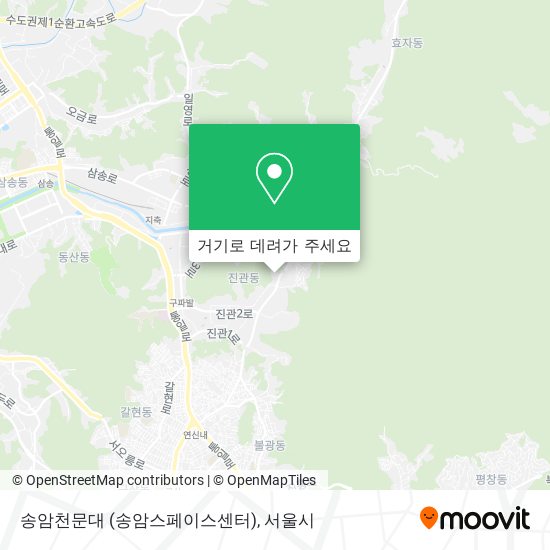 송암천문대 (송암스페이스센터) 지도