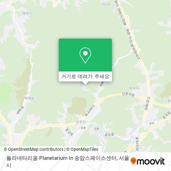 플라네타리움 Planetarium In 송암스페이스센터 지도