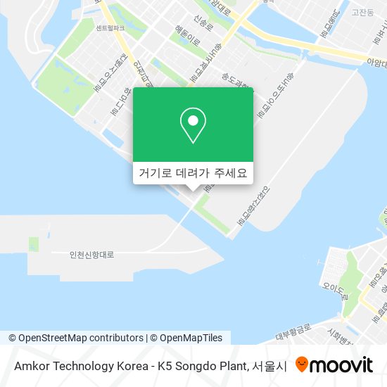 Amkor Technology Korea - K5 Songdo Plant 지도