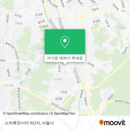 소하휴먼시아 5단지 지도
