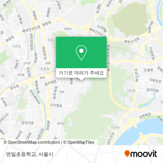 면일초등학교 지도
