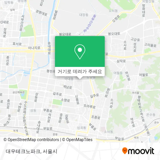 대우테크노파크 지도