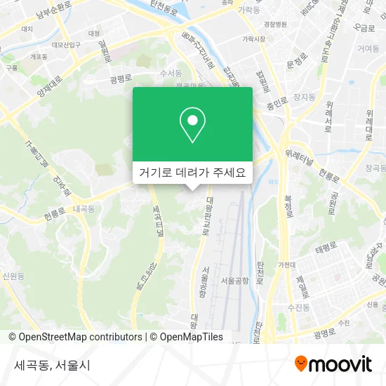 세곡동 지도