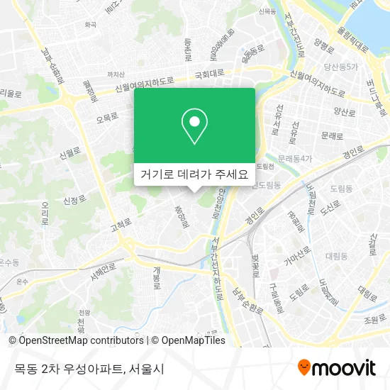 목동 2차 우성아파트 지도