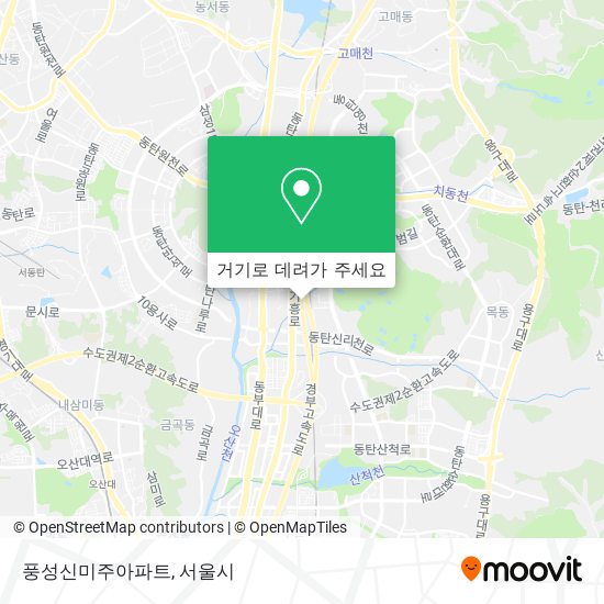 풍성신미주아파트 지도