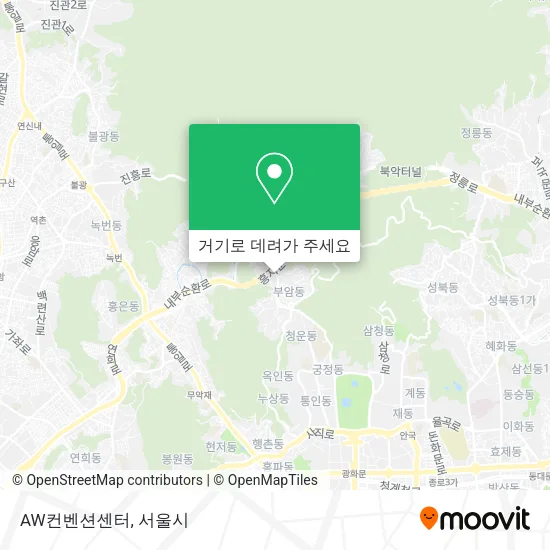 AW컨벤션센터 지도