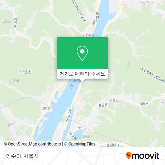 양수리 지도