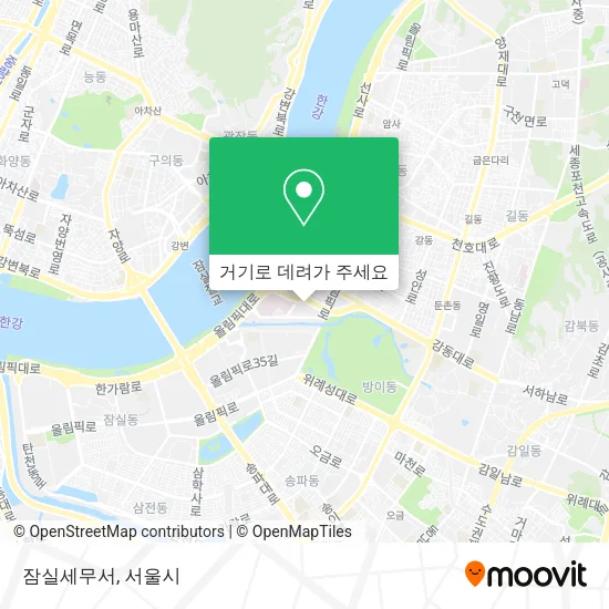 잠실세무서 지도