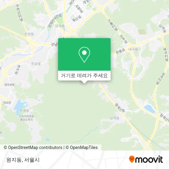 원지동 지도