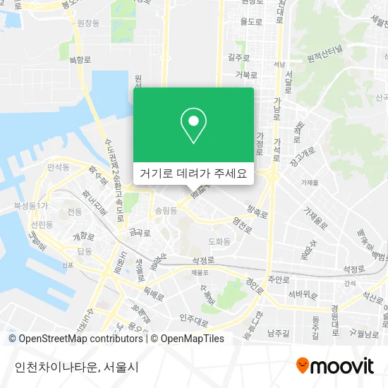 인천차이나타운 지도