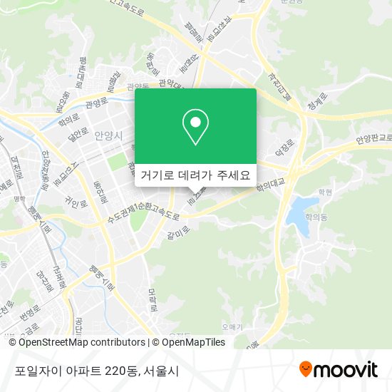 포일자이 아파트 220동 지도