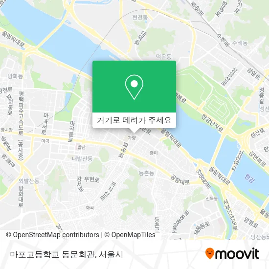 마포고등학교 동문회관 지도