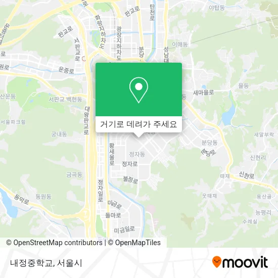 내정중학교 지도