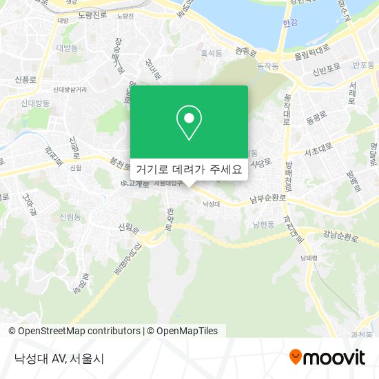 낙성대 AV 지도