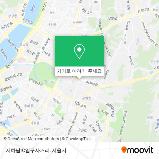 서하남IC입구사거리 지도