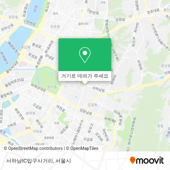 서하남IC입구사거리 지도