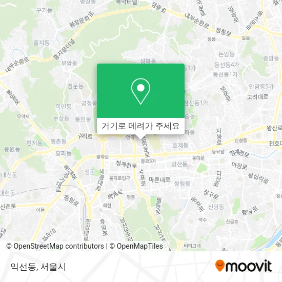 익선동 지도