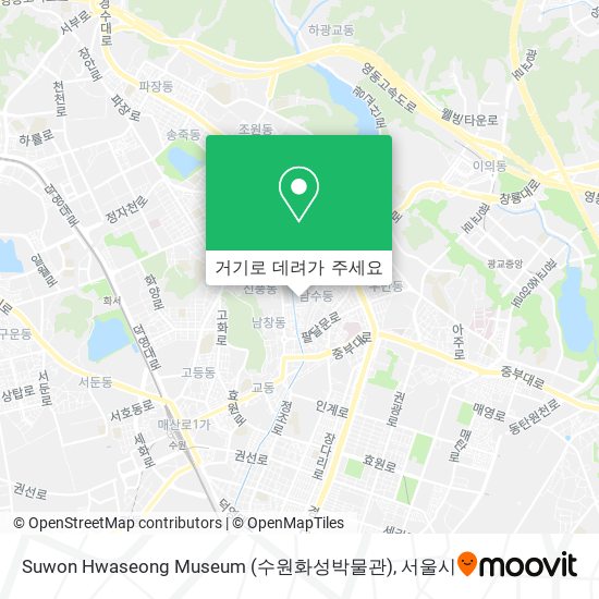 Suwon Hwaseong Museum (수원화성박물관) 지도