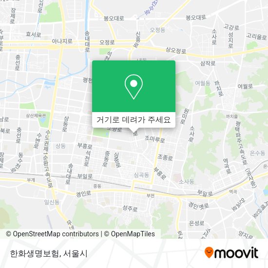 한화생명보험 지도