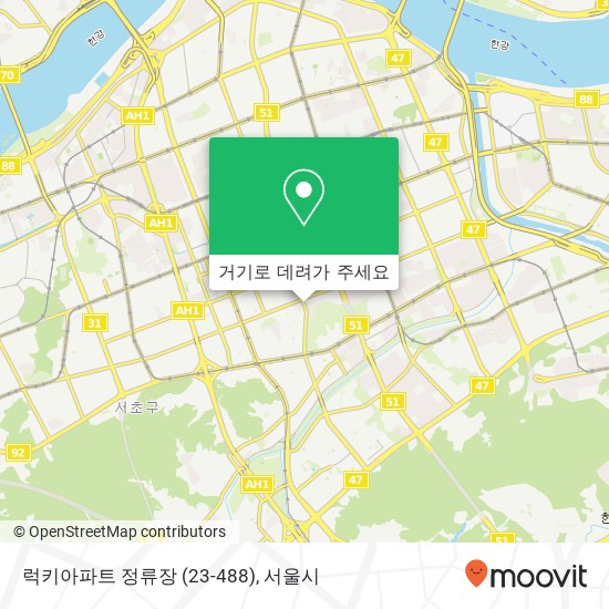 럭키아파트 정류장 (23-488) 지도