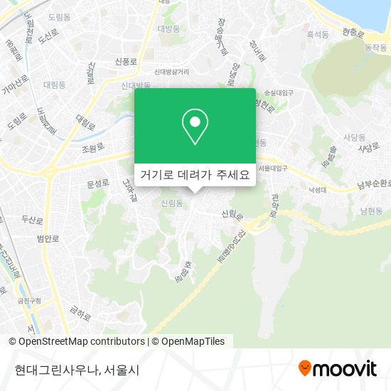 현대그린사우나 지도