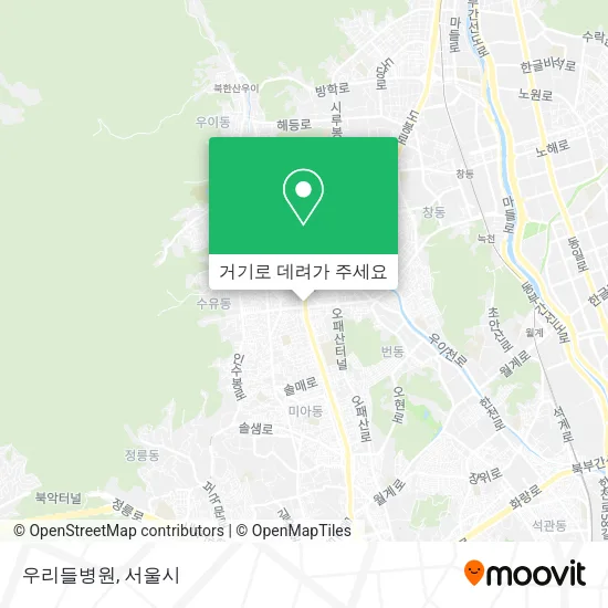 우리들병원 지도