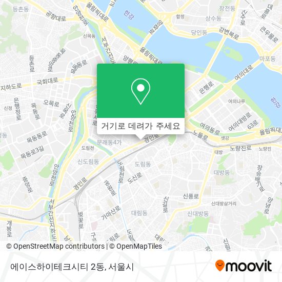 에이스하이테크시티 2동 지도